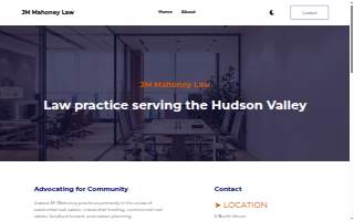 JM Mahoney Law PLLC website