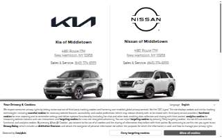 Nissan of Middletown website
