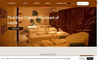 Spa Paradise website