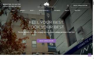 SY Aesthetics website