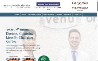 Avenue Orthodontics website