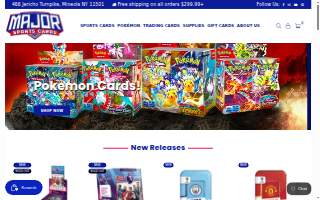 Major Sports Cards website