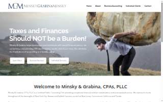 Minsky & Grabina Cpa's Pllc website