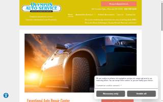 Olympos Auto Service website