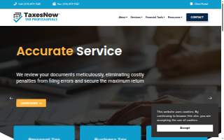 TaxesNow website