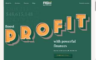 ASM Services website