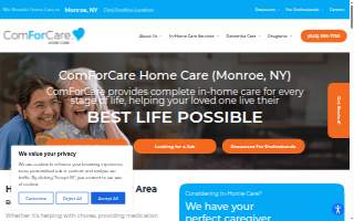 ComForCare Home Care (Monroe, NY) website