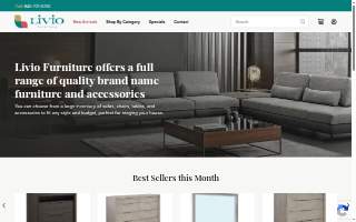 Livio - Furniture Gallery website