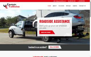 Upstate Collision website