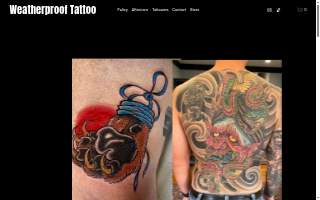 Weatherproof Tattoo website