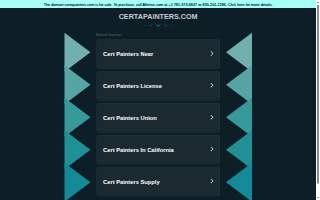 CertaPro Painters of Delaware website