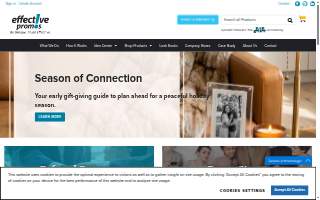 Effective Promos website