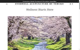 Everwell Acupuncture by Teruko website