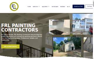 FRL Painting Contractors website