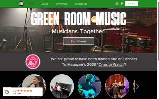 Green Room Music website