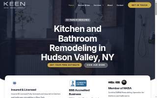 Keen Improvements website