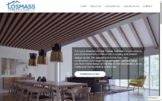 LosMass Construction website