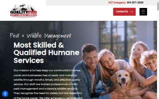 Quality Pro Pest & Wildlife Services of Mount Kisco website