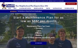 Village Exterminating of Mount Kisco website