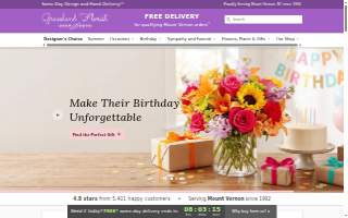 Graceland Florist website