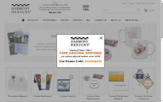 Harmony Designs Furniture & Interiors website
