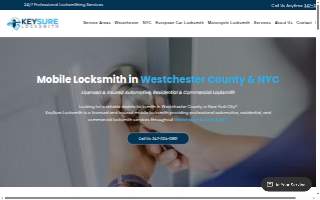 KeySure Locksmith of Mt. Vernon website