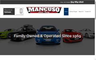 Mancuso Auto Body Corporation website