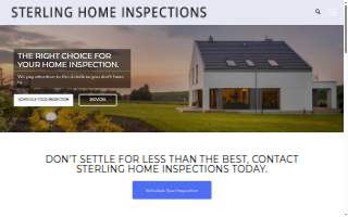 Sterling Home Inspections of Mt. Vernon website