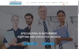 The Vernon Staffing Group website