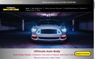 Ultimate Auto Body of Mt. Vernon website