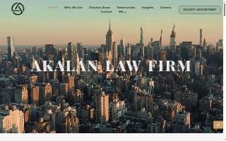 Akalan Law Firm, PLLC website