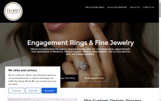 Diamond & Jewelry Center website