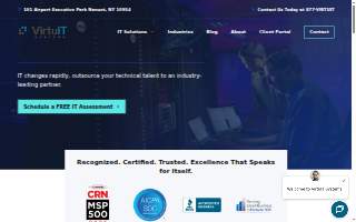 VirtuIT Systems of New City website