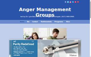 Anger Management Groups: Dr. Lyle Becourtney of New City website