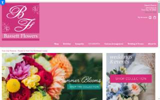 Bassett Flowers website