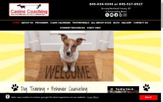 Canine Coaching of New City website