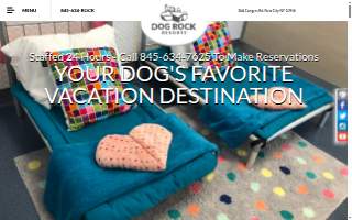 Dog Rock Resorts website