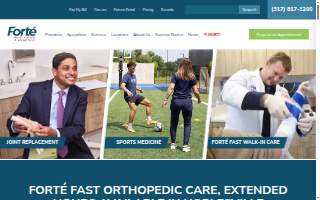 Forte Physical Therapy website