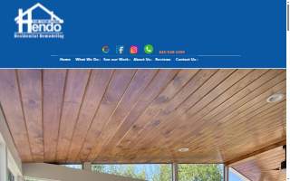 Hendo Contracting website