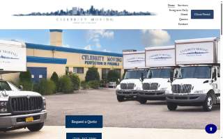 Celebrity Moving Inc website