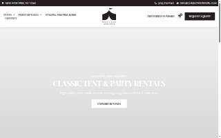 Classic Tent and Party Rental Inc. website