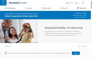 Cohen Children's Northwell Health Physician Partners Pediatric Specialists at New Hyde Park website