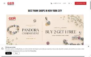 GEM Pawnbrokers of New Hyde Park website