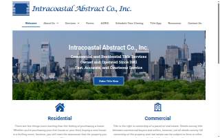 Intracoastal Abstract Co Inc of New Hyde Park website