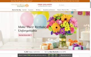 New Rochelle Florist website