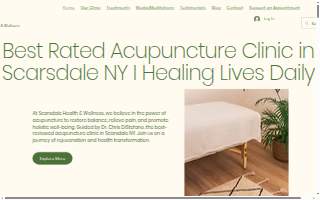 Scarsdale Health & Wellness of New Rochelle website