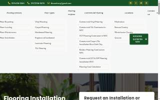 A-Team Flooring Solutions website