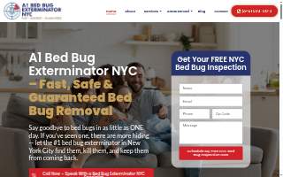 A1 Bed Bug Exterminator Cedar Rapids website