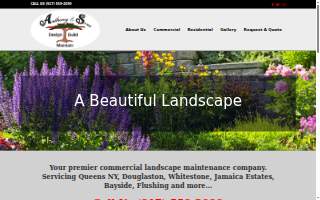 Anthony & Sons Landscapers website