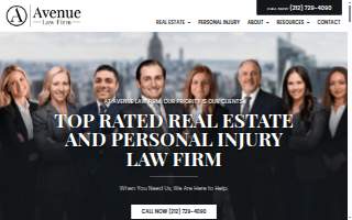 Avenue Law Firm website
